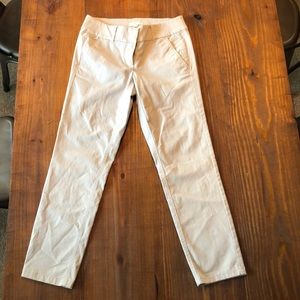 Size 0 LOFT skinny cropped chinos.